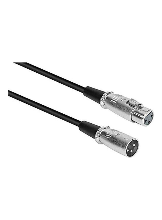 Series XLR 3-Pin Male to XLR 3-Pin Female Microphone Cable XLR-C5-Black Black - v1643667788/N52516336A_2