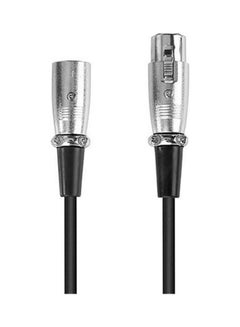 Series XLR 3-Pin Male to XLR 3-Pin Female Microphone Cable Black - v1643667829/N52516337A_3