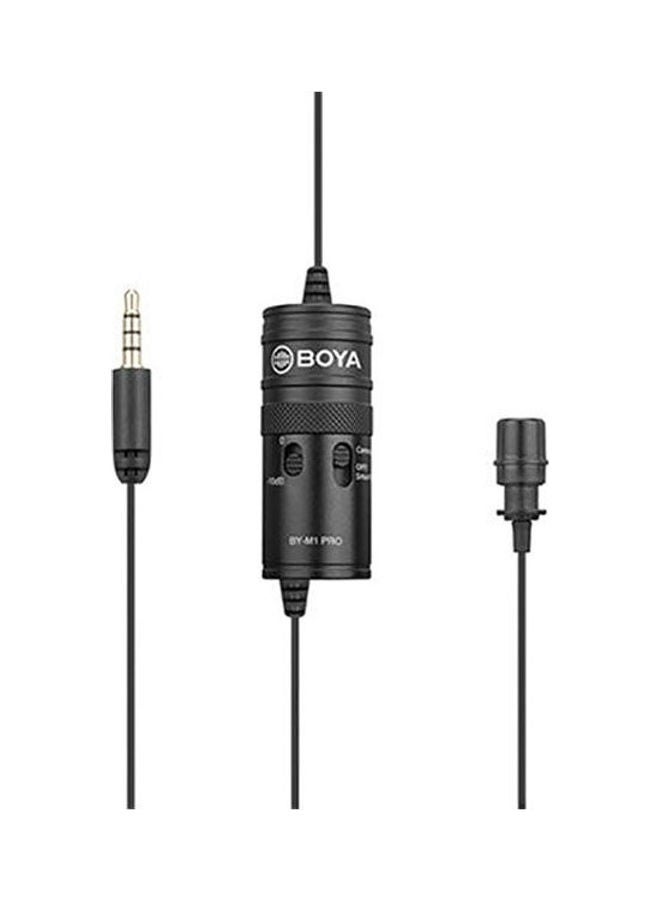 BOYA - Pro Universal Lavalier Microphone BY-M1-PRO--Black Black - Image 1