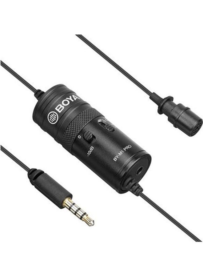 BOYA - Pro Universal Lavalier Microphone BY-M1-PRO--Black Black - Image 1