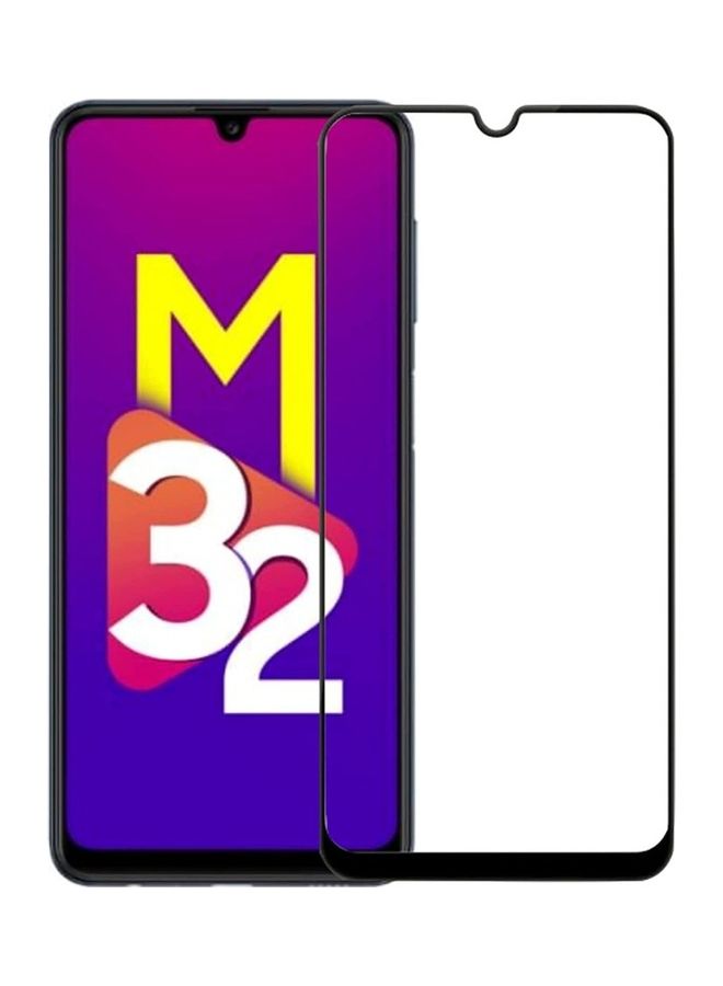 مارجون لاصقة حماية للشاشة من الزجاج المقوى بدقةٍ عالية الوضوح لهاتف سامسونج جالاكسي A32 من قطعتين (6.4 بوصة) شفاف - Image 3