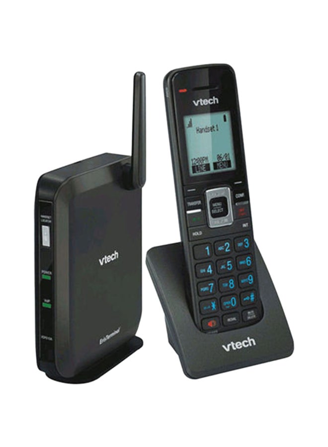 vtech - Eris Terminal SIP Base Station And Cordless Headset Black - Image 1