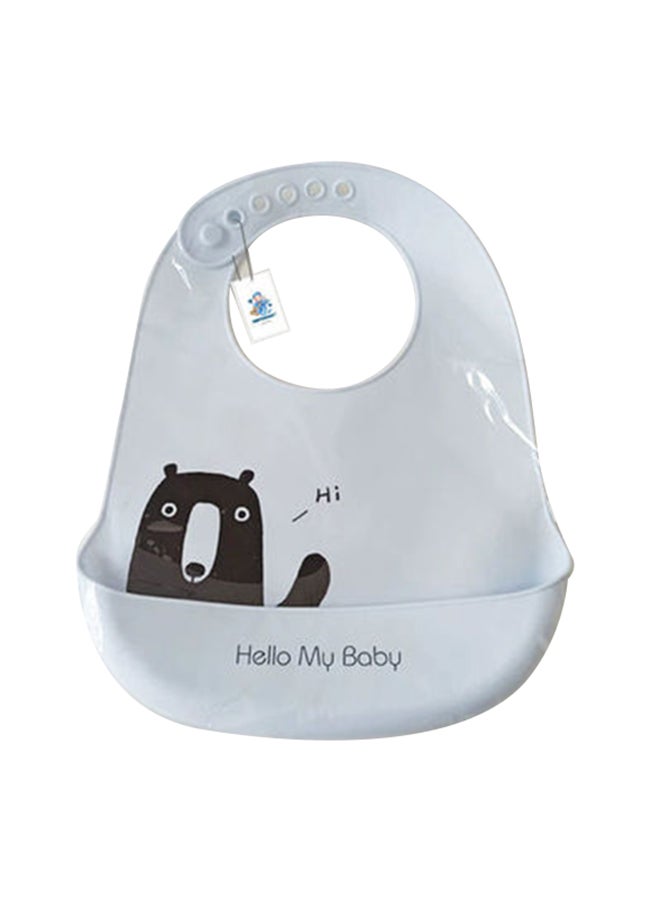 YES!TWOGO - Baby Silicone Bib Waterproof Saliva Pocket - Image 1