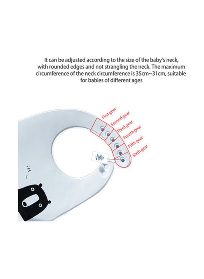 YES!TWOGO - Baby Silicone Bib Waterproof Saliva Pocket - Image 1