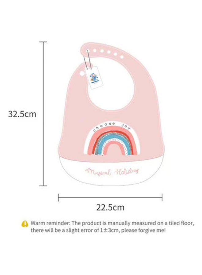YES!TWOGO - Baby Silicone Bib Waterproof Saliva Pocket - Image 1