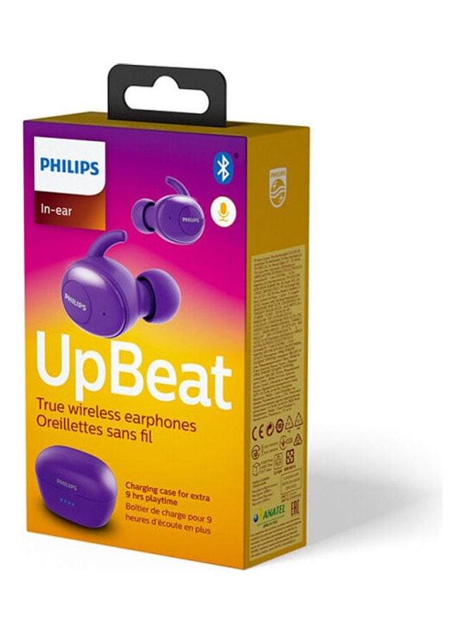 Philips Upbeat True Wireless Earphones Purple - Image 4