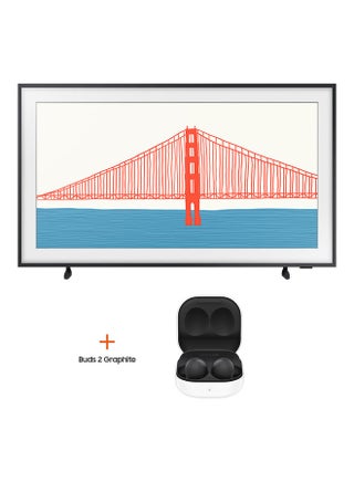 50-Inch The Frame Art Mode 4K Smart TV (2021) + Buds 2 QA50LS03A+177 Black - v1643701164/N52516665A_1