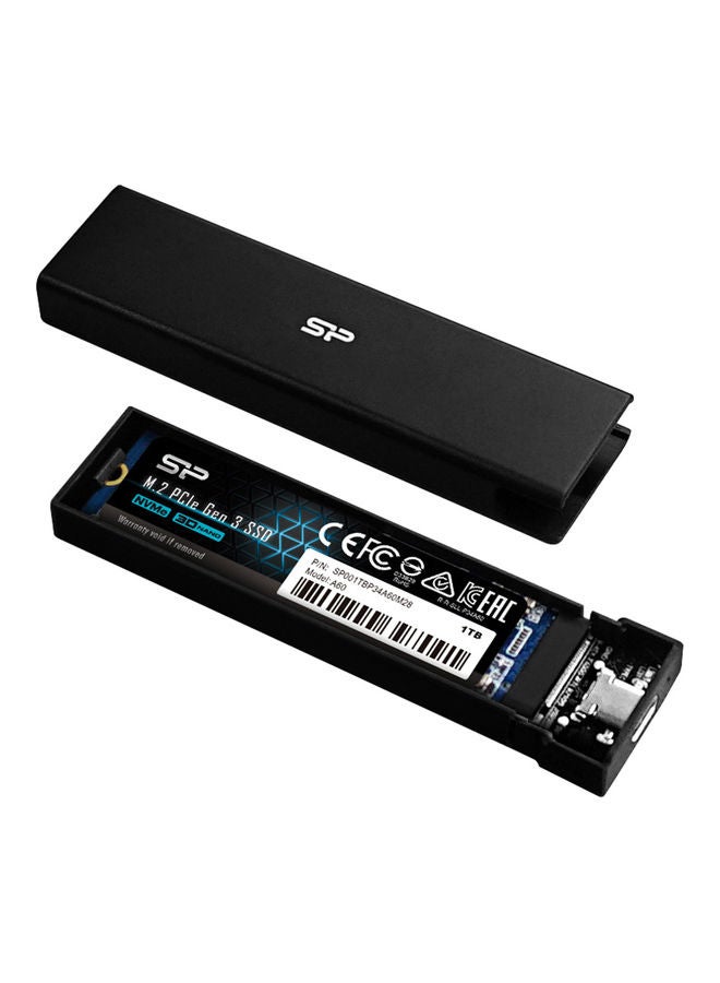 Silicon Power - Case M.2 NVMe To USB Type-C Black - Image 1