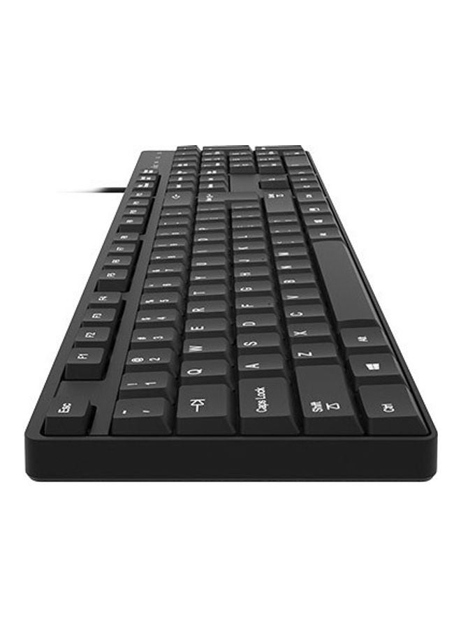 فيوسونيك لوحة مفاتيح بمنفذ USB لون أسود. - Image 3