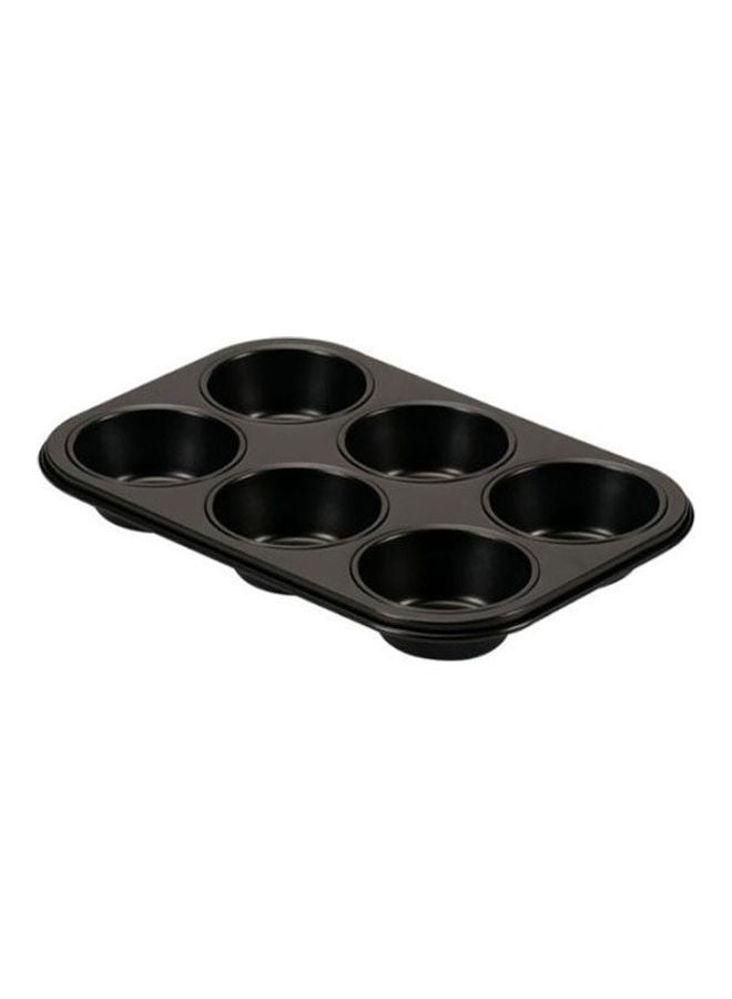 غوارديني 6 Muffins Tray Black 