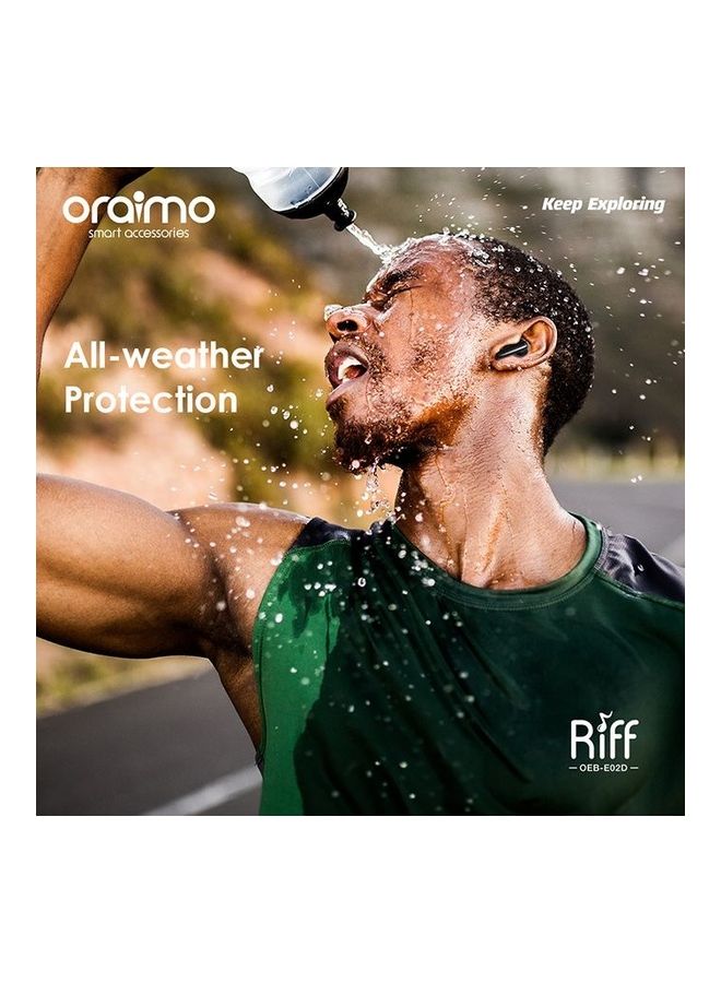 Oraimo - TWS Riff OEB-E02D Bluetooth 5.0 Earbuds Built-in Mic and Stereo Bass Sound Red - Image 1