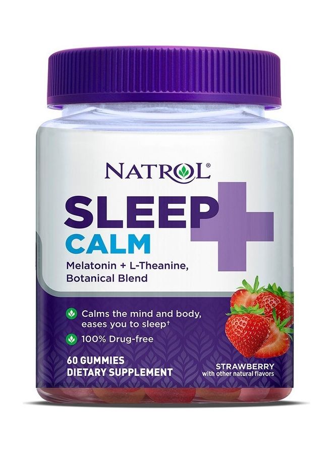 NATROL - Sleep And Calm Dietary Supplement, 60 Gummies - Image 1