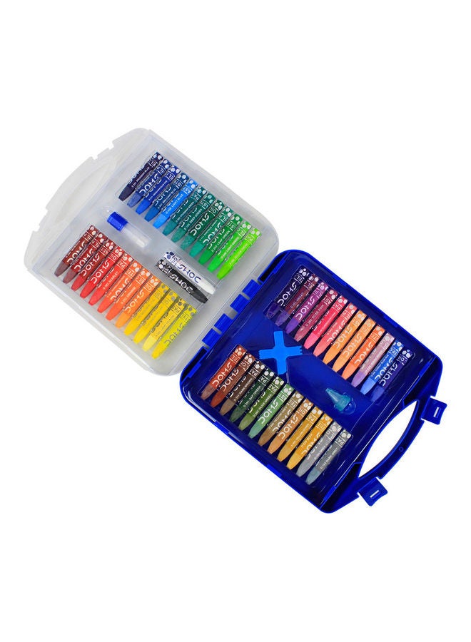 DOMS 50 Colour Hexagonal Oil Pastels Multicolour - Image 2