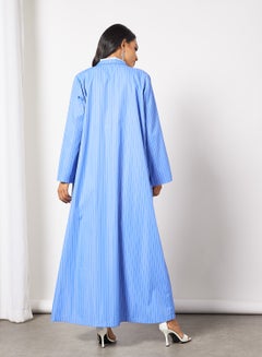 7EVENTY3 Striped Jumpsuit and Jacket Set Blue  - Image 2