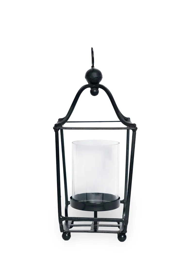 ebb & flow Modern Ideal Design Handmade Lantern Unique Luxury Quality Scents For The Perfect Stylish Home Black 10X9X27cm