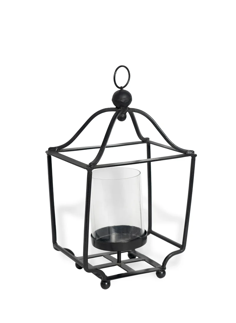ebb & flow Modern Ideal Design Handmade Lantern Unique Luxury Quality Scents For The Perfect Stylish Home Black 10X9X27cm