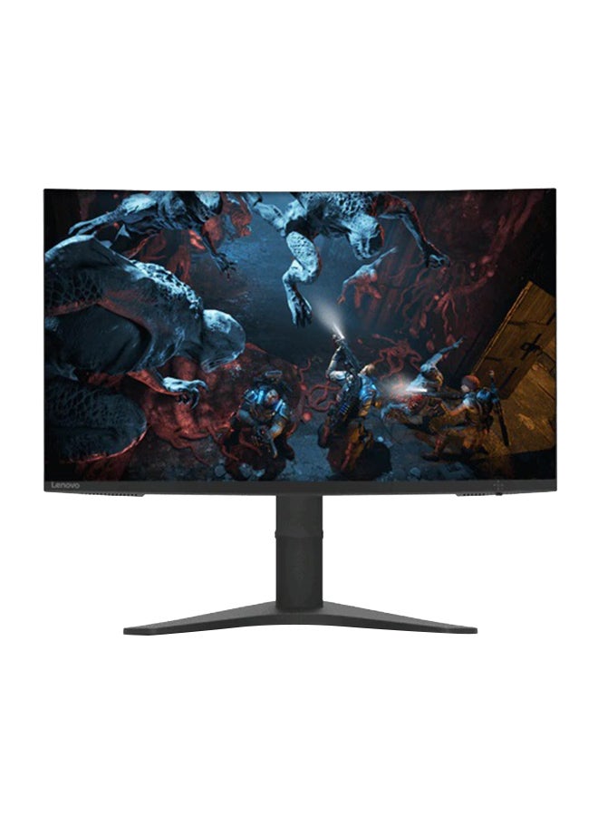 Lenovo 31.5-Inch G32qc-10 QHD Curved Gaming Monitor, 1440p, AMD FreeSync Premium, DisplayPort, HDMI, Narrow Bezels, Adjustable Black  - Image 1