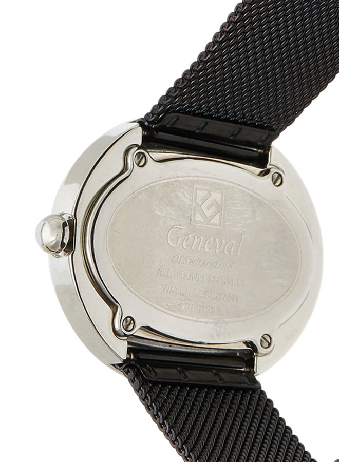 Geneval of Switzerland Women's Stainless Steel Analog Wrist Watch GLS132QWPWB  - Image 4