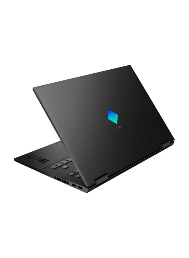 إتش بي - لابتوب أومن ‎16-B0014NR للألعاب مزود بشاشة مقاس 16.1 بوصة بدقةٍ كاملة الوضوح مع معالج إنتل كور i7-11800H وذاكرة رام DDR4 سعة 16 جيجابايت ومحرك أقراص SSD سعة 512 جيجابايت وبطاقة رسومات إنفيديا RTX 3060 سعة 6 جيجابايت ويعمل بنظام تشغيل ويندوز 11 - إصدار عالمي اللغة الإنجليزية أسود - Image 1