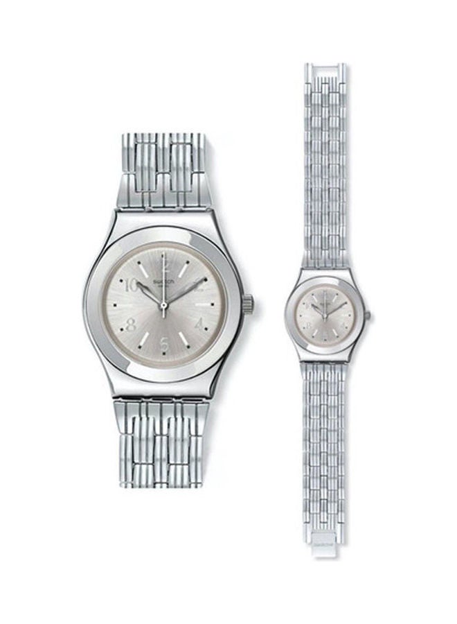 سواتش ساعة تناظرية من الستانلس ستيل YLS189G - Image 3