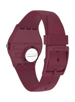 Swatch Women's Rubber Analog Watch SO28R103  - Image 3