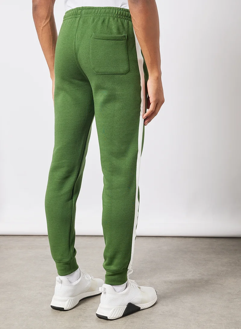 Russell Athletic Contrast Stripe Sweatpants Green