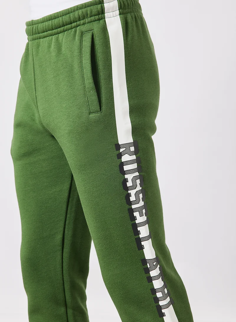Russell Athletic Contrast Stripe Sweatpants Green