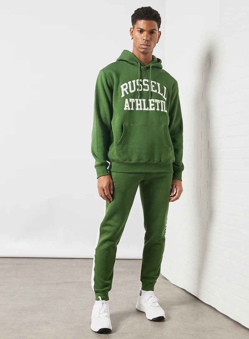 Russell Athletic Contrast Stripe Sweatpants Green