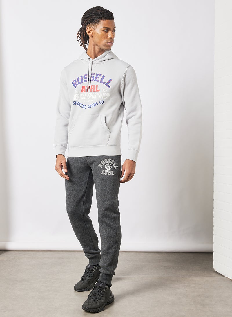 Russell Athletic - Basic Logo Hoodie Grey - Image 1