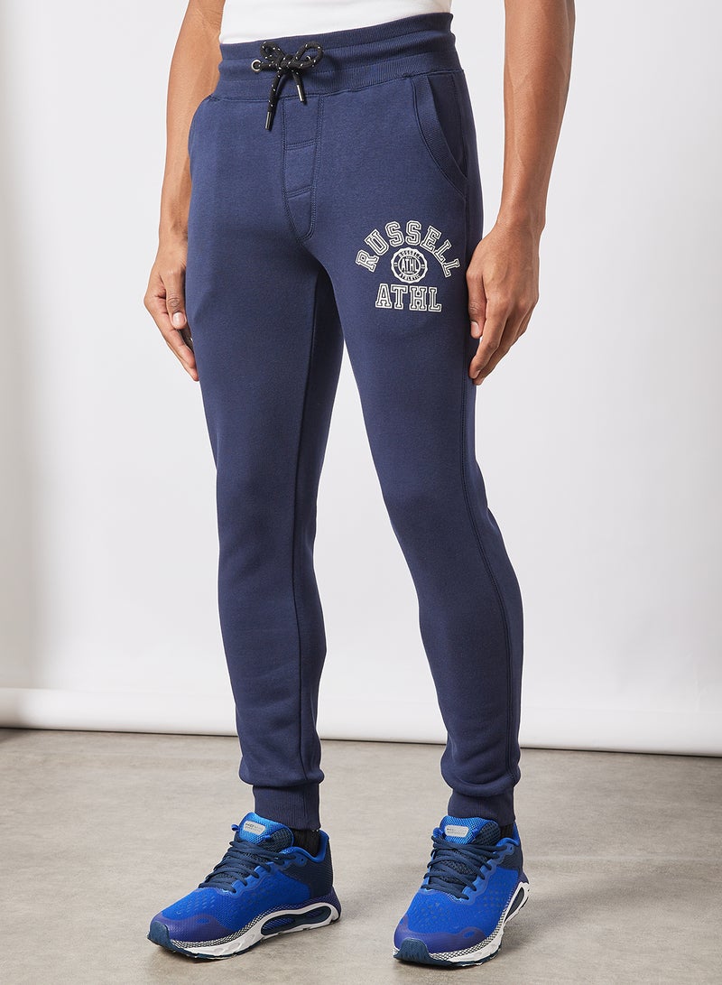 Russell Athletic - Slim Fit Logo Sweatpants Navy - Image 1