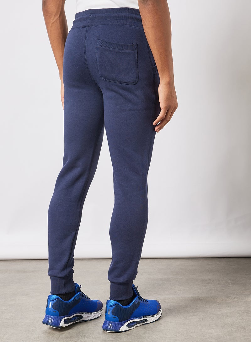 Russell Athletic - Slim Fit Logo Sweatpants Navy - Image 1