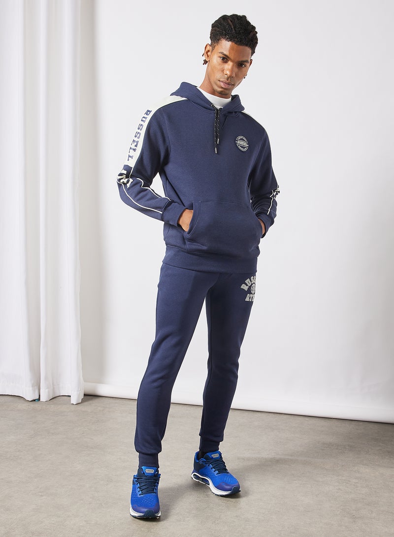 Russell Athletic - Slim Fit Logo Sweatpants Navy - Image 1
