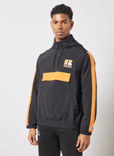 Russell Athletic Leon Hooded Windbreaker Black