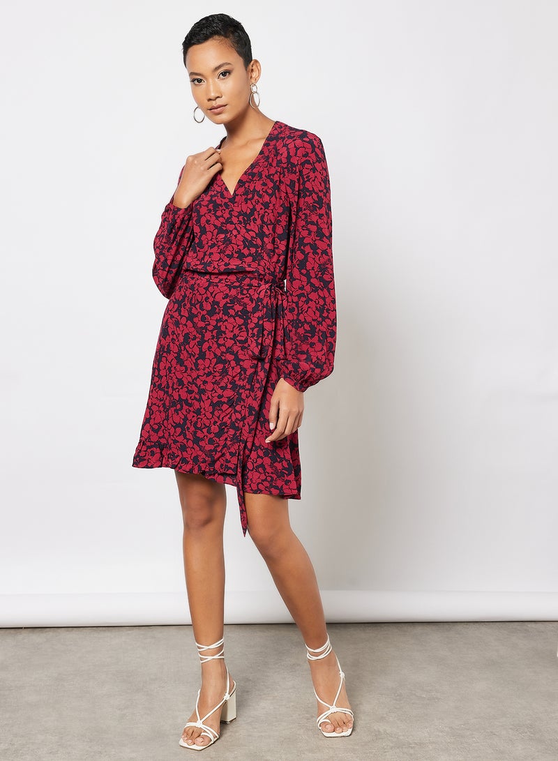 ZADIG & VOLTAIRE - Russo Wrap Dress Red - Image 1