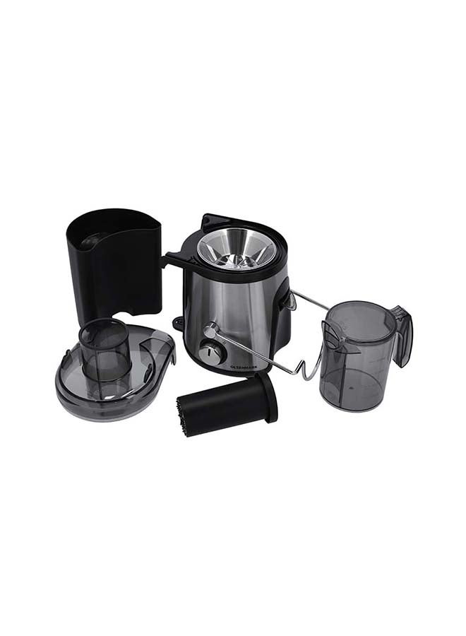 أولسنمارك عصارة بقوة الطرد المركزي توضع أعلى المنضدة 1.3 L 600.0 W OMJE2345CA أسود/فضي - Image 3