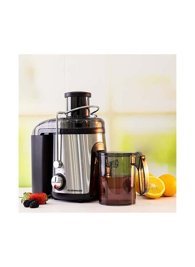 أولسنمارك عصارة بقوة الطرد المركزي توضع أعلى المنضدة 1.3 L 600.0 W OMJE2345CA أسود/فضي - Image 4