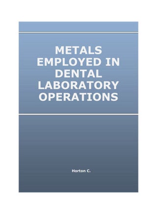 Metals Employed In Dental Laboratory Operations paperback english - v1643793207/N52526377A_1