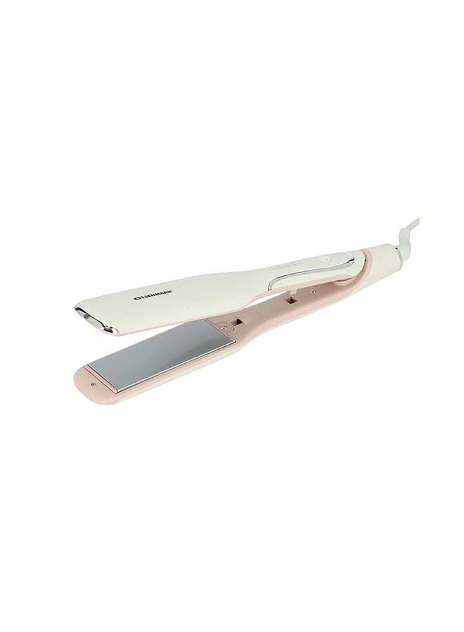 Olsenmark Professional Hair Straightener White/Pink 500grams  - Image 3