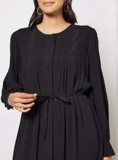 Y.A.S Hevira Long Sleeve Midi Dress Black  - Image 3