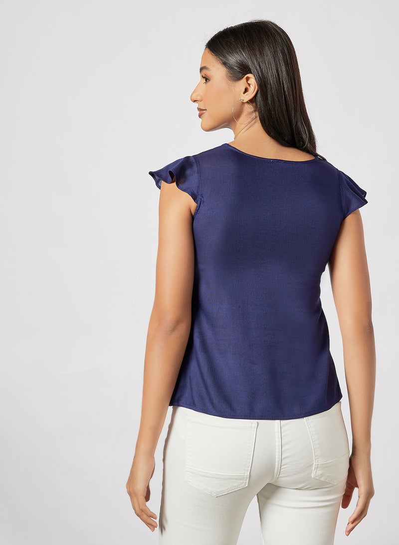 آيلا بلوزة عصرية ومريحة أسود - Image 2