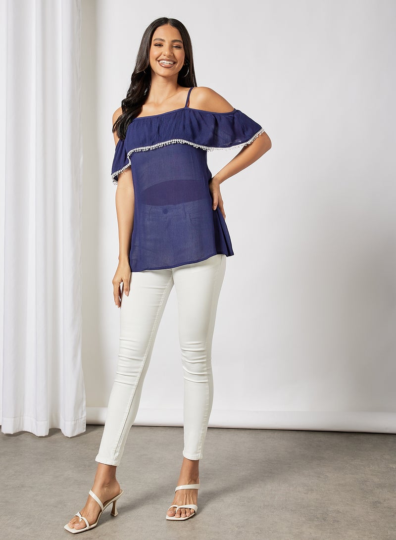 Aila Comfortable Stylish Top Multicolour  - Image 4