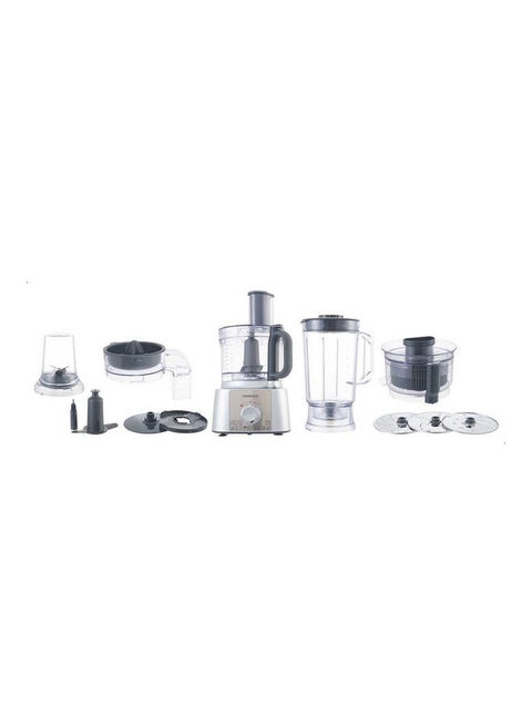 Food Processor 3 L 1000 W Fdp65.880Si Grey