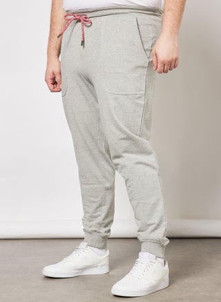 Plus Size Basic Sweatpants Grey