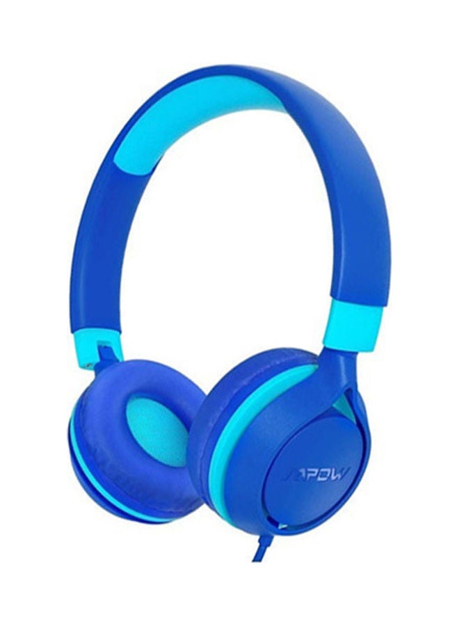 Mpow Embao 1 Che Wired Headphone For Kids Blue  - Image 1