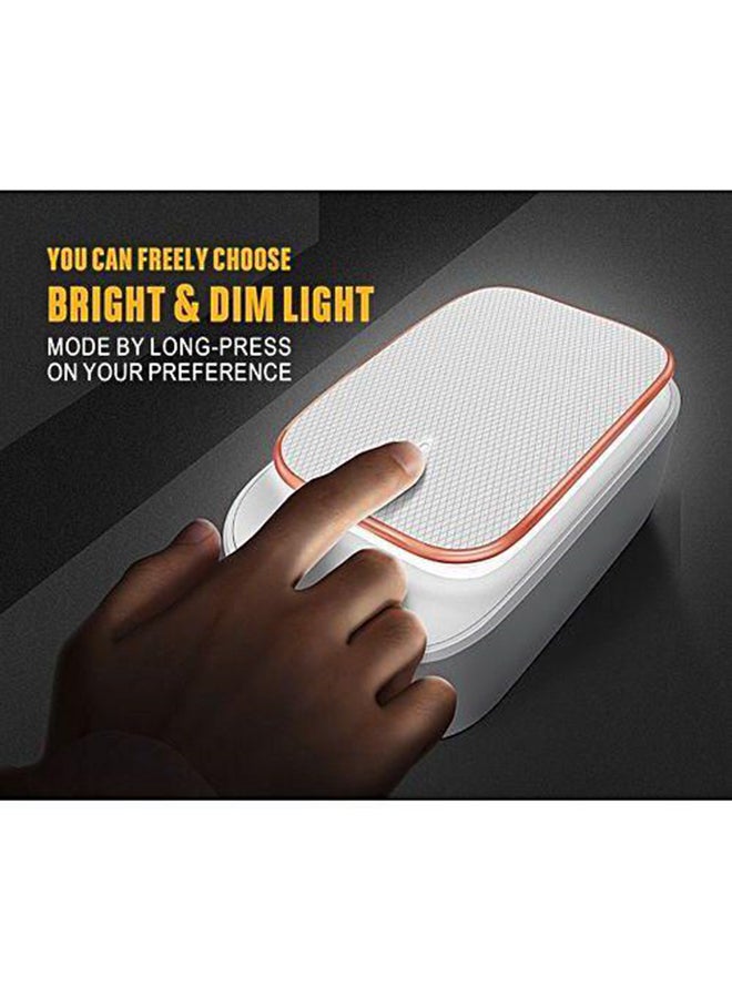 LDNIO LED Touch Lamp Adapter With Micro Cable 3 USB Port White - Image 4