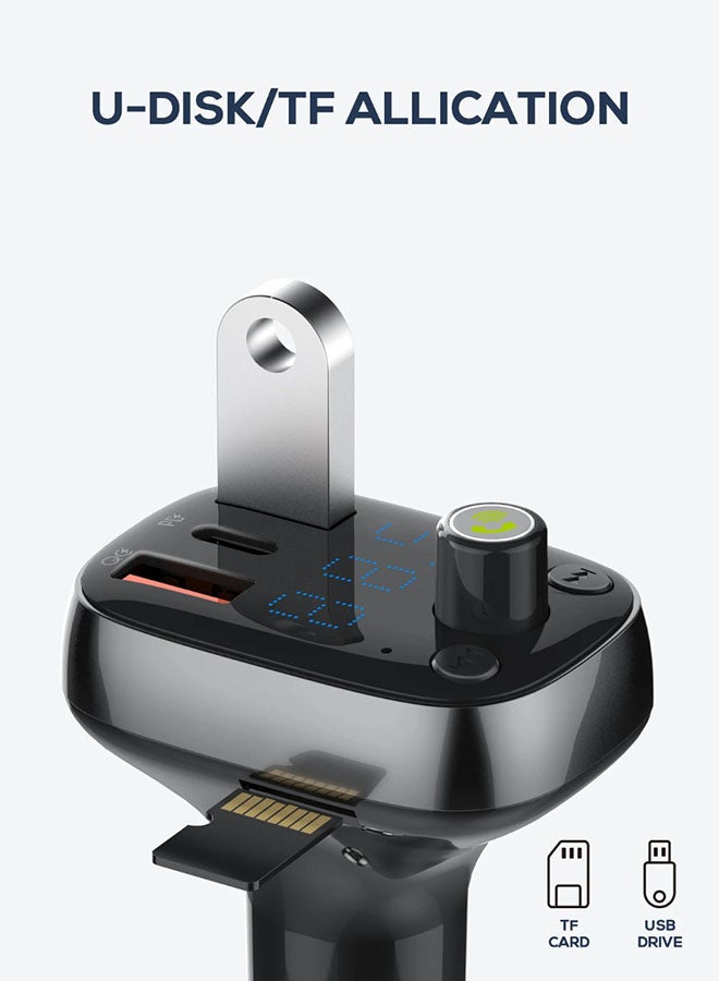 LDNIO Bluetooth FM Transmitter Fast Car Charger - Image 5