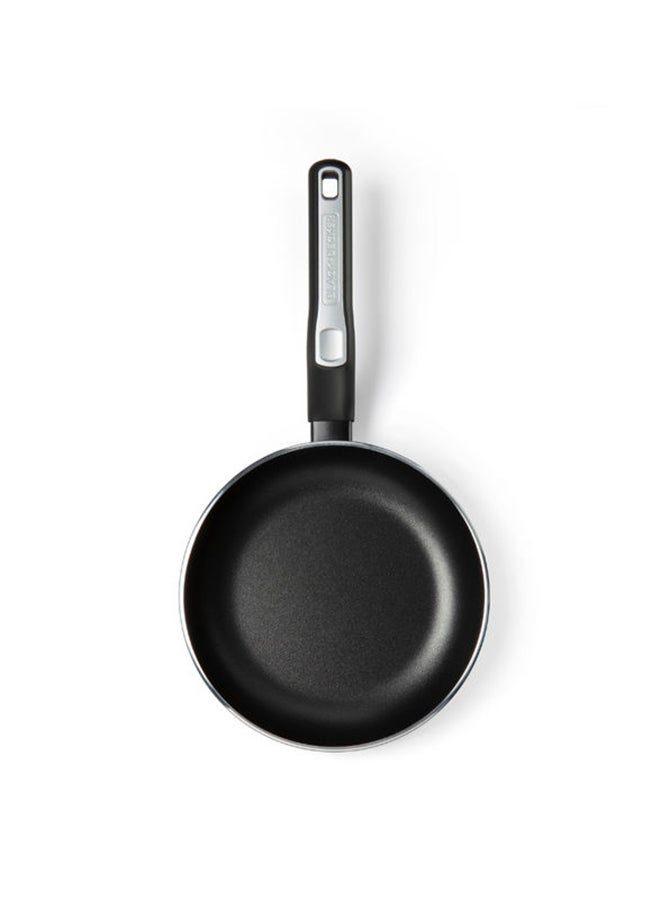 BLACK+DECKER - Non-Stick Fry Pan & Frying Pan with 5 Layer PTFE Non-Stick Spray Coating BXSFP20BME Black - Image 1
