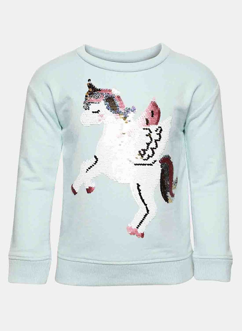 R&B - Fashion Sweatshirt Blue - Image 1