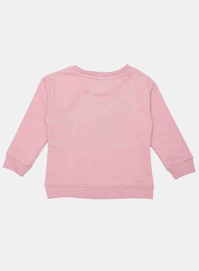 Fashion Cotton Blend Sweatshirt Pink - v1643800391/N49155727V_2