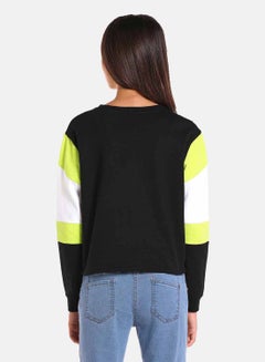 R&B Girls Fashion Cotton Sweatshirt Black  - Image 3